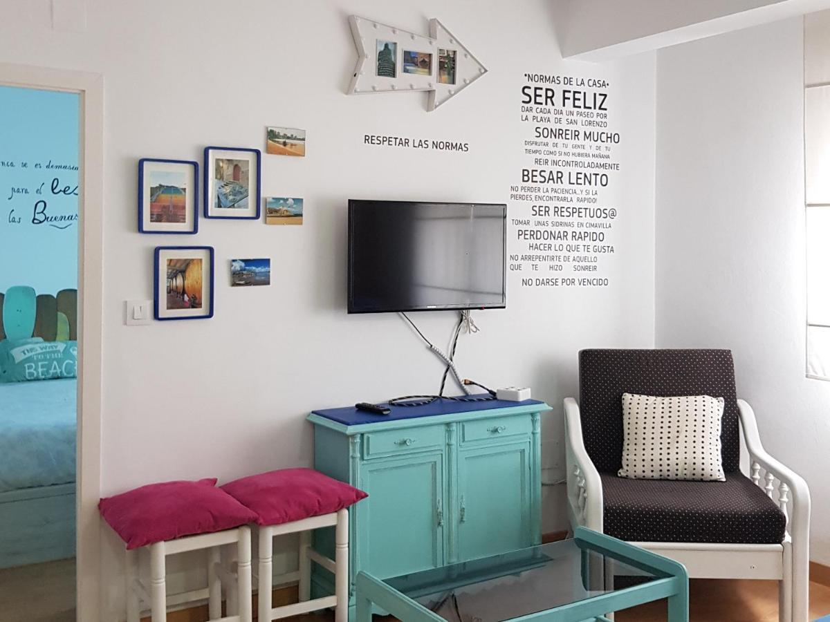 Apartamento Playa San Lorenzo Хихон Экстерьер фото