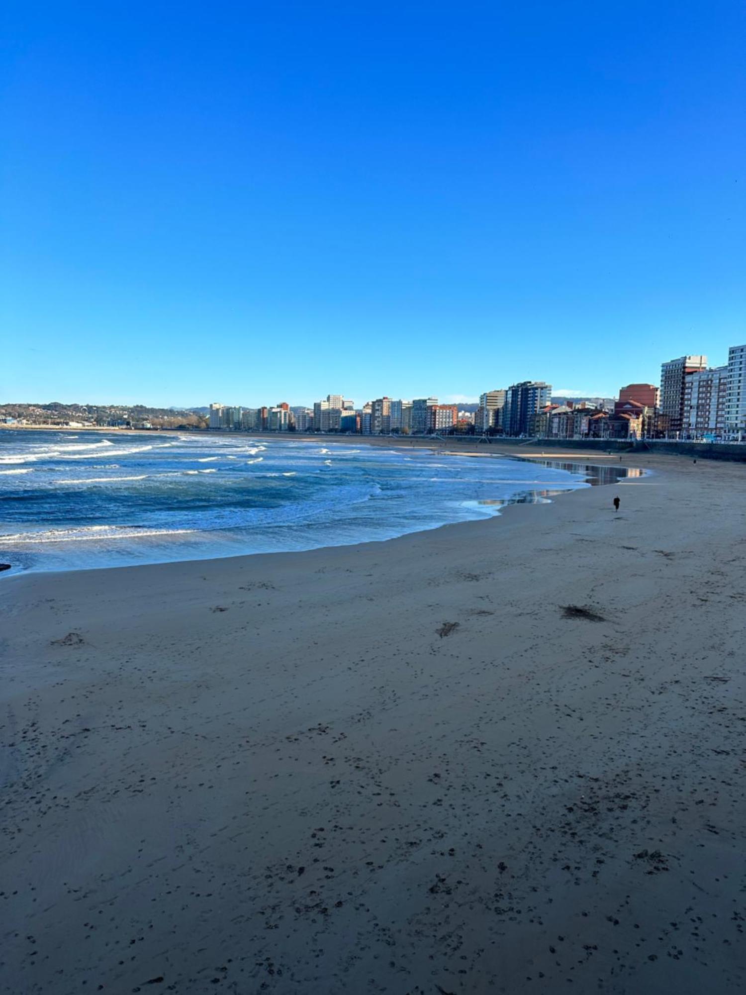 Apartamento Playa San Lorenzo Хихон Экстерьер фото